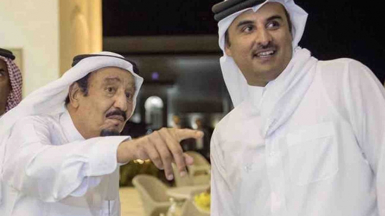 أمير قطر يرد على رسالة العاهل السعودي: قبول تلبية الدعوة